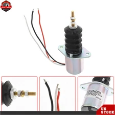 AM124379 For John Deere F915 F925 F935 415 455 Fuel Shut-off Solenoid FSL90-0064