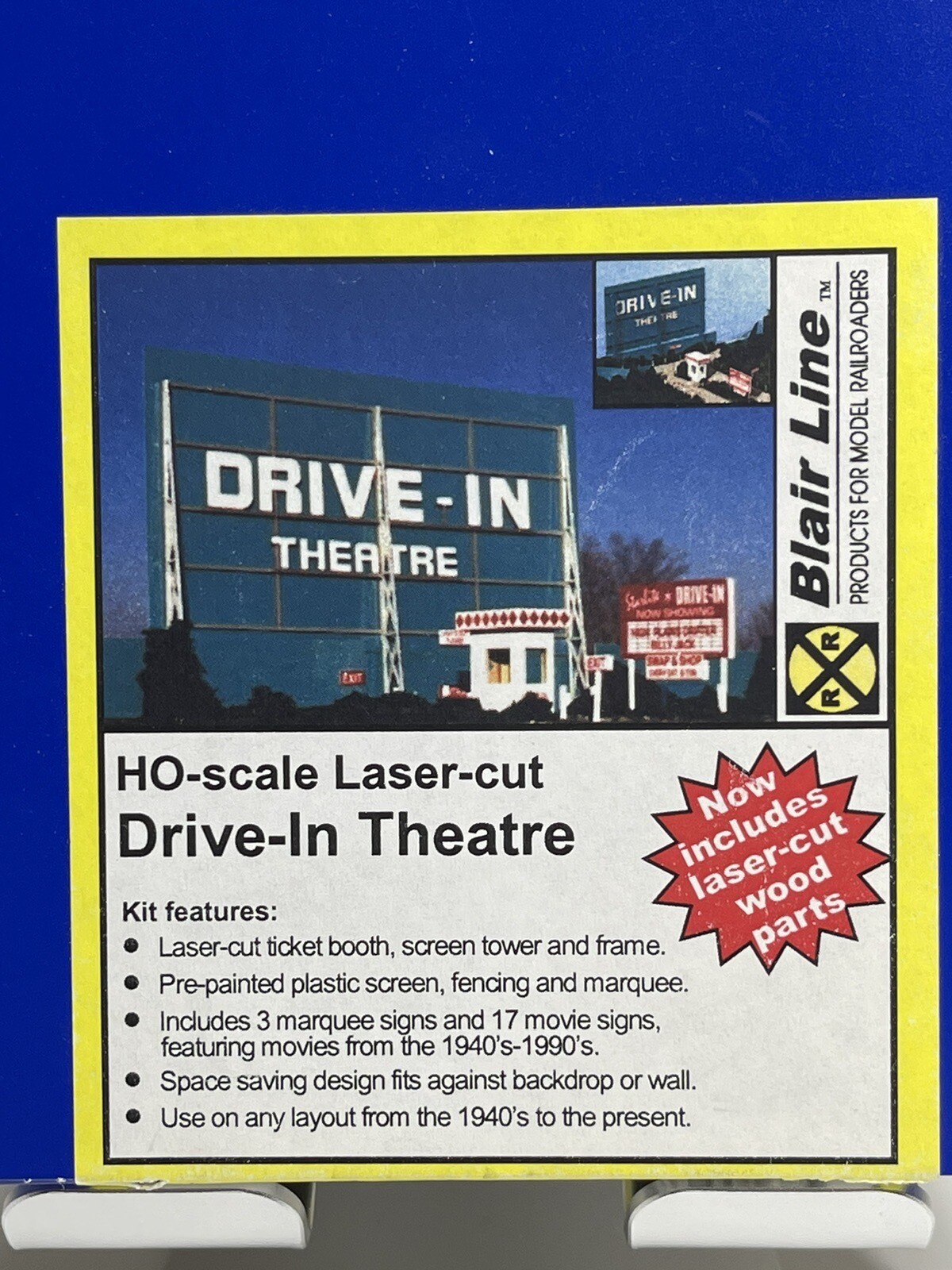 Blair Line DriveIn Theatre Kit HO Scale Model Railroad Building 168 eBay