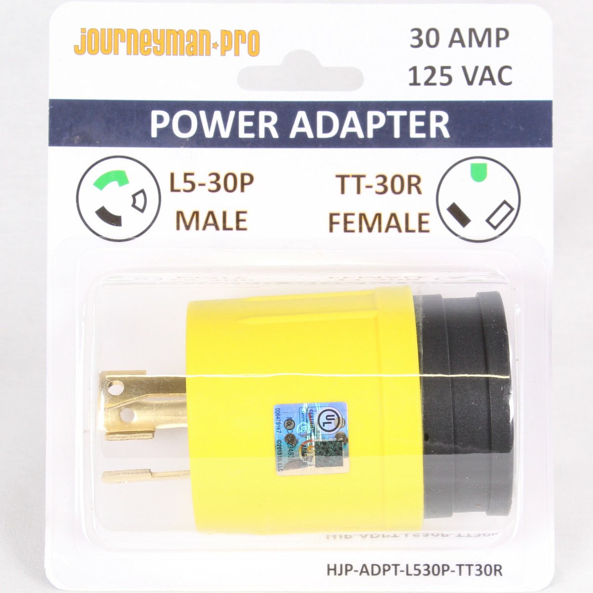 Generator RV Power Cord Adapter L5-30P (Male Plug) to TT-30R