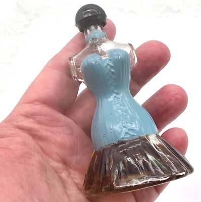 Rare Vintage Imagination Figural Lioret Perfume Bottle Ladies Body Shape Corset