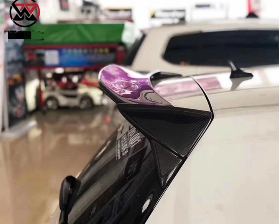 Alerón de parachoques trasero de fibra de carbono real ASTEC para Volkswagen Golf 7 2014-2020 Foto 2 de 4