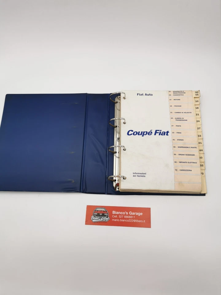 Manuale Fiat Coupè Informazioni del Servizio - Immagine 2 di 4