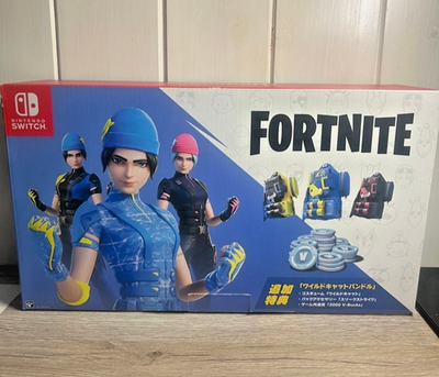 Nintendo Switch Fortnite Wildcat Edition HAC-001(-01) Console No