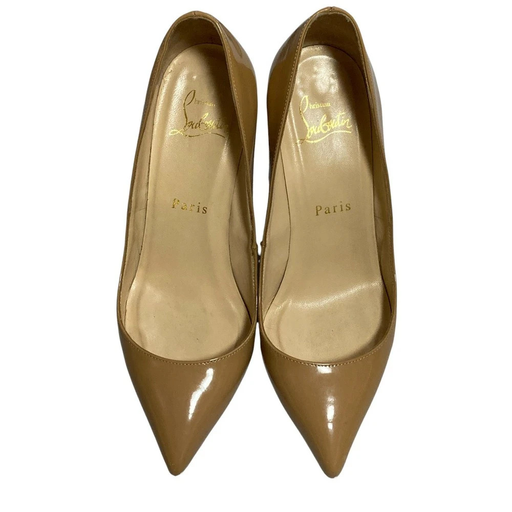Size 35 - Christian Louboutin So Kate Heel - Nude Beige Pointed-Toe