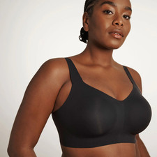 New 98 Evelyn Bobbie The Beyond Bra Black Sz L