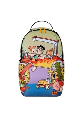 Sprayground x FLINTSTONES BIG RIDER Backpack Laptop Compartment Polyester Fabric