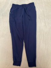 Jaanuu Scrub Pants Womens Small Navy Blue Joggers