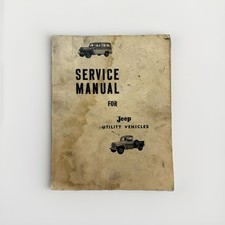 Jeep 1954-1966 Oem Shop Service Repair Manual 4x4 Engine Transmission Guide Diy
