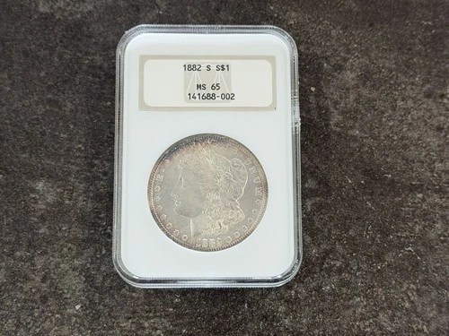 1882 S Morgan Silver Dollar MS65 NGC (1105754)
