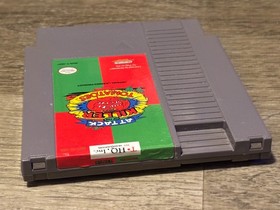 Attack of the Killer Tomatoes Nintendo Nes Cleaned & Tested Authentic