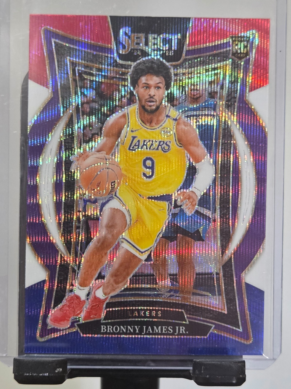 Bronny James Jr 2024-25 Select Concourse Tri-Color Prizm Rookie Q0014