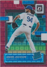 2022 Donruss Optic #48 Andre Jackson Pandora Red Prizm