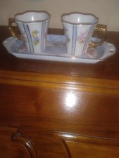 servizio caffè porcellana tet tete a tete antico 