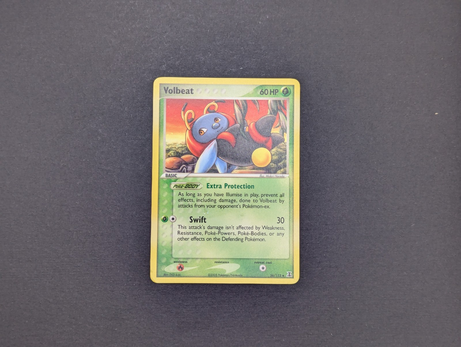 Pokémon TCG Volbeat Regular Uncommon EX Delta Species 56/113 Near Mint