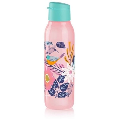 Tupperware Blushing Meadows Eco Water Bottle New 25 Ounces