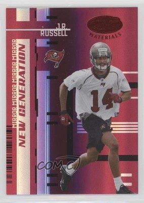 2005 Leaf Certified Materials New Generation Mirror Red JR Russell Rookie RC y0i