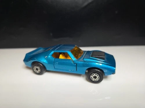 Matchbox No. 09 AMX JAVELIN Aqua Diecast Vintage Lesney 1972