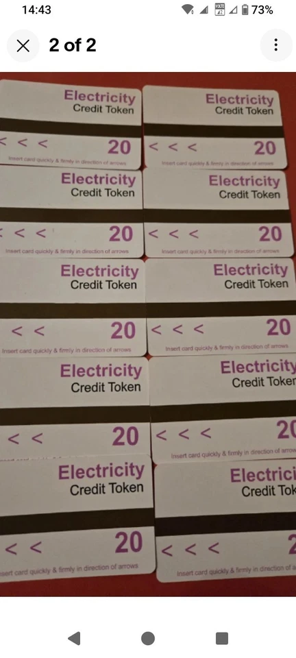 Electric Meter Card Top-up Code A £100 bundles - Image 2 of 2