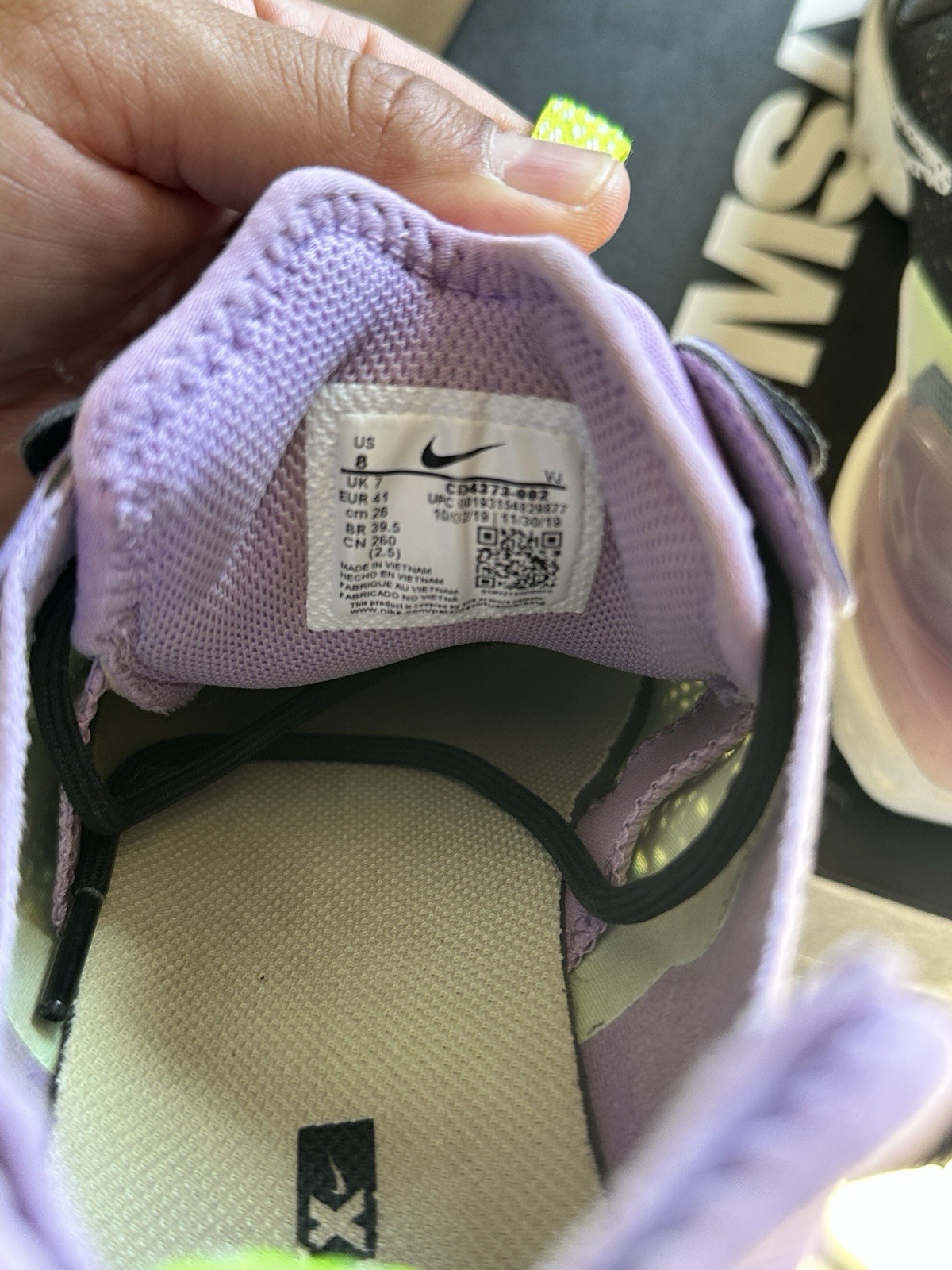 Nike React Vision Men Size 8 - image 8