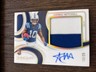 ADONAI MITCHELL Rookie 2024 Immaculate Premium Patch Auto 2/25 Colts RPA