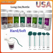 2m/Box Dental Thread Gingival Retraction Cord Knitted Cotton Gum Line Hard Soft