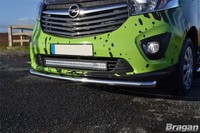 Frontspoiler Stange FüR Fiat Talento 2016 - 2020 Edelstahl Stups Kinn Schutz