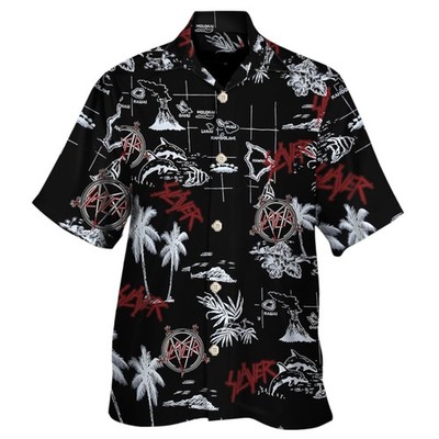 Slayer Rock Music Aloha Hawaiian Shirt