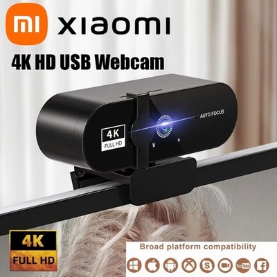 Xiaomi MiJia 4K Webcam Mini Camera Full HD Webcam Microphone 30fps USB We