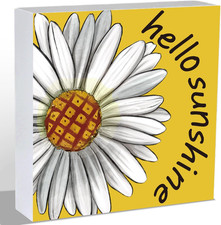 Summer Decor Summer Decorations for Home Indoor Hello Sunshine Daisy Table Decor