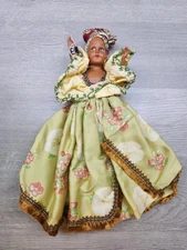 Vintage Princess Ann Doll Co  Barzil Moving Arms Painted Blue Eyes w Box & Book