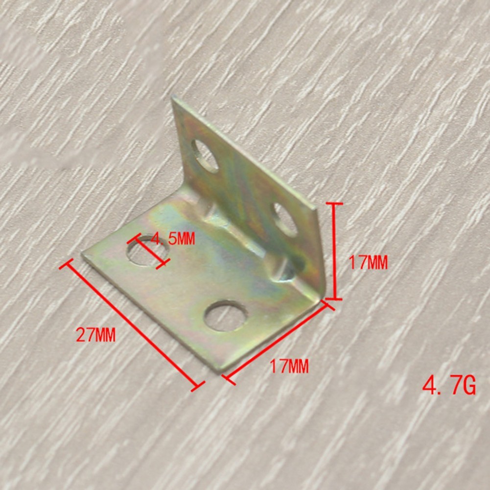 Angle Bracket Reuseable Table Fastener 4 Holes 90 Degree Furniture Corner Cover