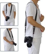 Quick Release Camera Shoulder/Neck Strap - Universal Fit, Black