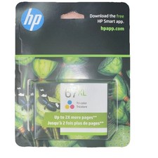 Original Genuine HP 67XL Tri-Color Ink Cartridge 3YM58AN OEM Exp 06/2026