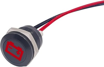 LED Indicator Pilot Dash Light (Battery/Alter Size: Battery/Alternator Warning