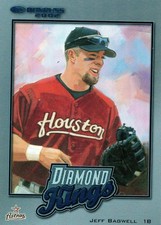 2002 DONRUSS DIAMOND KINGS INSERT #7 SER #0986/2500   JEFF BAGWELL