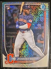 Jhonkensy Noel 2025 Bowman Chrome Mojo Mega Box Refractor #81 RC Guardians 