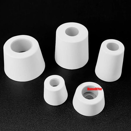 White Rubber Feet Pads With Washer Rubber Bumper Anti-Vibration Foot Pad Damping - Picture 16 of 19