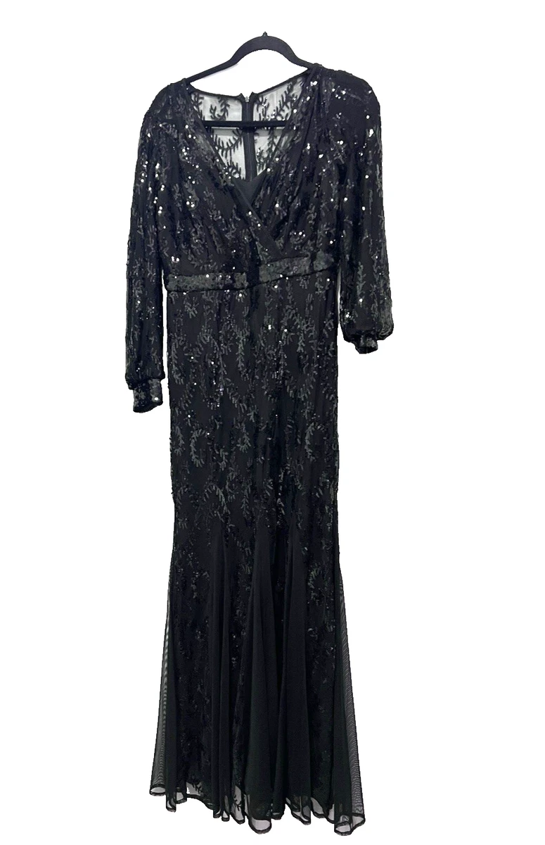 green emerald velvet dress Formal Long Dress Mother of The Bride Petite R&M Richards 3465P