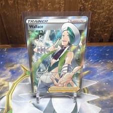 Pokémon Wallace Trainer Supporter Full Art Ultra Rare Holo 194/195 English