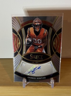 2025 Panini Select Signatures Auto - Andrei Iosivas #SP-AIS Cincinnati Bengals