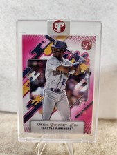 Topps 2025 Pristine Ken Griffey Jr Pink Refractor Parallel 14/15  plus extras.