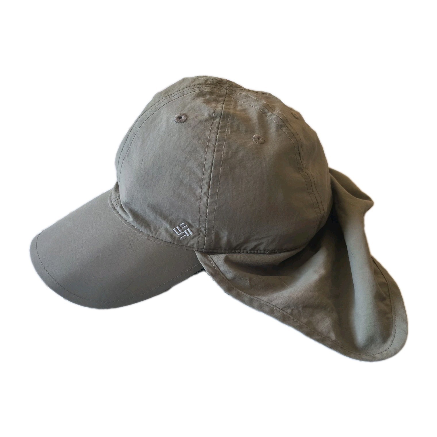 Columbia Schooner Bank Cachalot III Hat Khaki Unisex O/S UPF 50 Adjustable READ