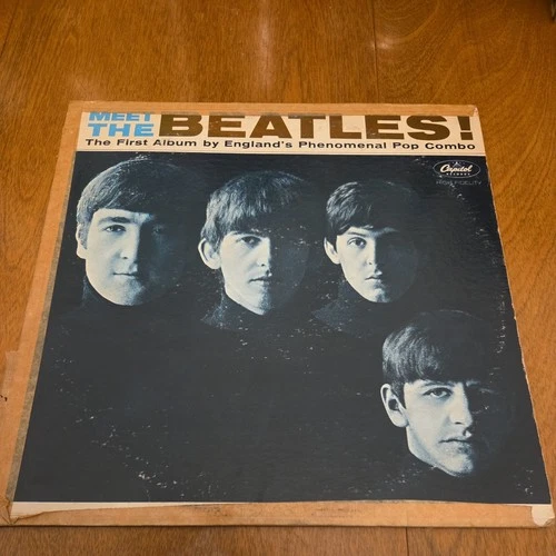 🔥BEATLES Meet The Beatles! CAPITOL LP 2047. Record vinyl Tested sounds great!🔥