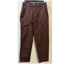 A new Day High Rise Straight Slim Fit Ankle Utility Chino Pants Size 6 Stretch