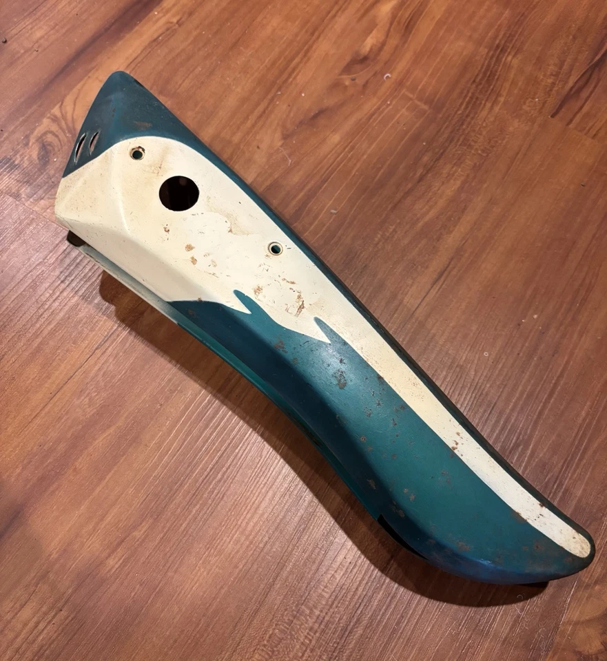 Tanque de bicicleta feminino vintage 1950’s Columbia Three Star Deluxe - Imagem 2 de 4