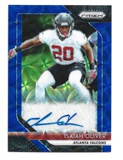 Isaiah Oliver AUTOGRAPH /99 Blue Scope Atlanta Falcons 2018 Panini Prizm AUTO