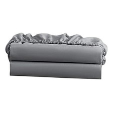Twin Fitted Sheet 2 Pack - Hotel Quality - Ultra Soft & Twin-2Pack - Dark Grey