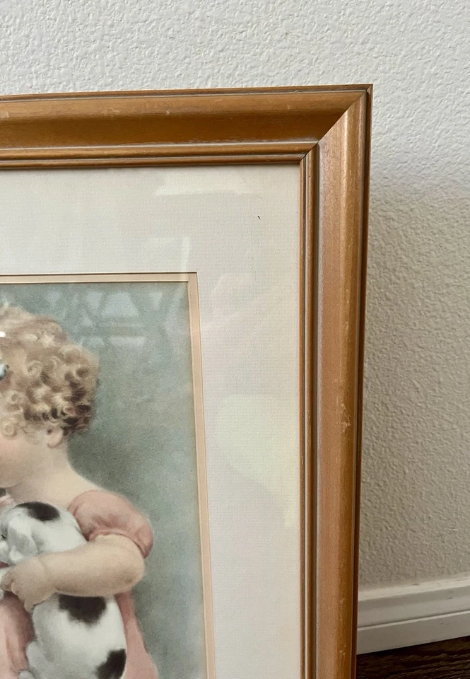 Impresión enmarcada Frendly Enemies de Bessie Pease Gutmann 17/20 pulgadas  Foto 2 de 4