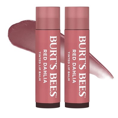 Burt'S Bees Lip Tint Balm with Long Lasting 2 in 1 Duo Tinted Balm Formula, Colo