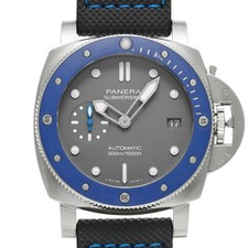 PANERAI Submersible 42Mm PAM00959 Gray Men's Used Watch #21021 6